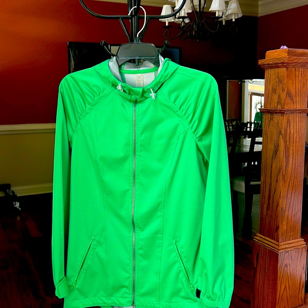 Xersion Jackets & Coats | Xersion Waterproof Jacket with Hood | Color:green/SZ M